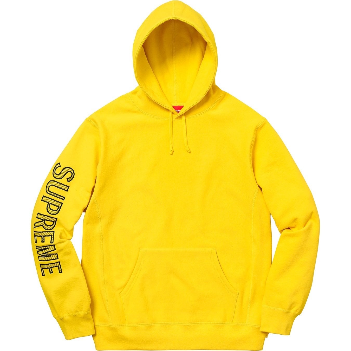 Sleeve Embroidery Hooded Sweatshirt view 5